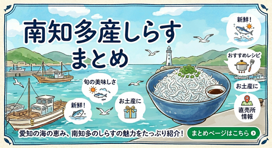 南知多・師崎のしらす・じゃこガイド｜鮮度・種類・美味しい食べ方をプロが解説