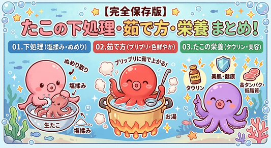 知多半島・師崎のプロが教える「たこの話」！釣り・下処理・美味しい茹で方・栄養・産地の秘密まで