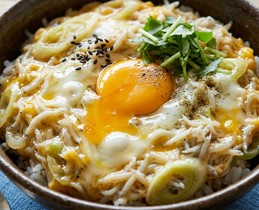【晩御飯レシピ③】お出汁がジュワッ！しらすのふわとろ卵とじ丼