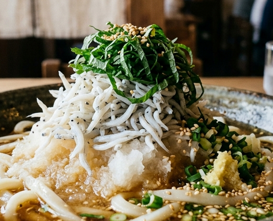 【晩御飯レシピ⑨】喉ごし最高！しらすと大葉のさっぱり冷やしうどん